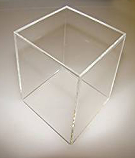 Clear 5 Sided Box