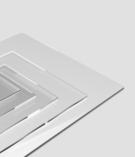 Cut to size and shape